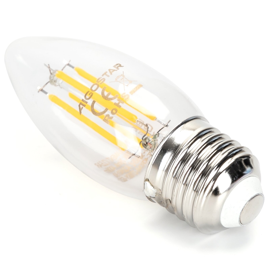 LED Aptumšojama spuldze FILAMENT C35 E27/4W/230V 2700K - Aigostar