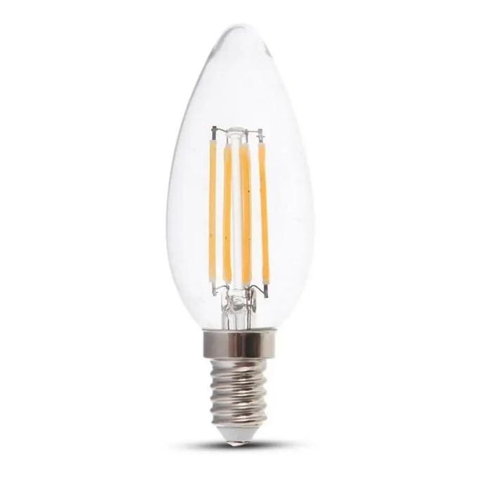 LED Aptumšojama spuldze FILAMENT E14/4W/230V 3000K