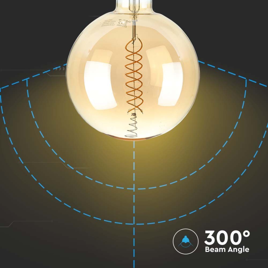 LED Aptumšojama spuldze FILAMENT G200 E27/8W/230V 1800K