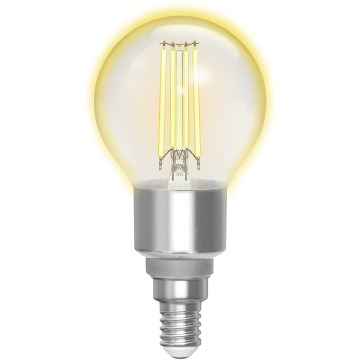 LED Aptumšojama spuldze FILAMENT G45 E14/4,5W/230V 2700-6500K Wi-Fi - Aigostar