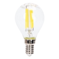 LED Aptumšojama spuldze FILAMENT G45 E14/4W/230V 6500K - Aigostar
