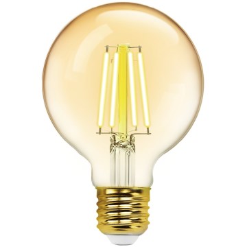 LED Aptumšojama spuldze FILAMENT G80 E27/6W/230V 2700-6500K Wi-Fi - Aigostar