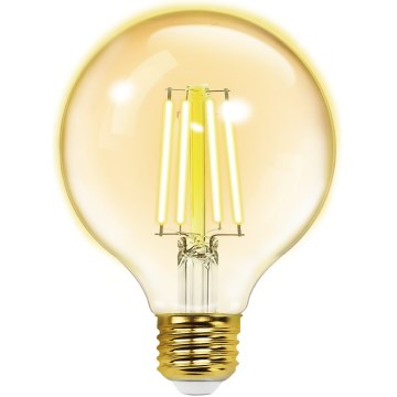 LED Aptumšojama spuldze FILAMENT G95 E27/6W/230V 2700-6500K Wi-Fi - Aigostar