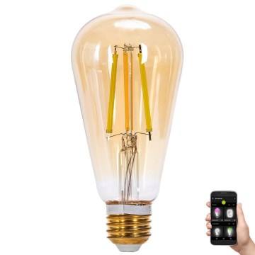 LED Aptumšojama spuldze FILAMENT MESH Viedā ST64 E27/6W/230V 2700-6500K - Aigostar