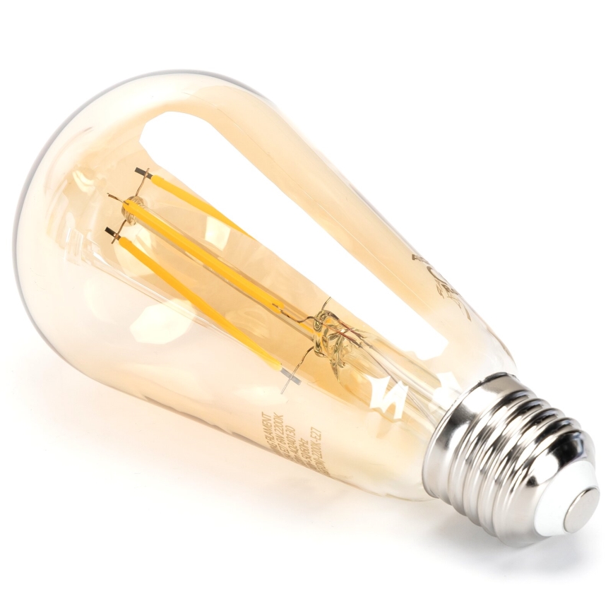 LED Aptumšojama spuldze FILAMENT ST64 E27/6W/230V 2200K - Aigostar