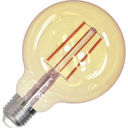 LED Aptumšojama spuldze FILAMENT VINTAGE G95 E27/12W/230V 2000K