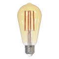 LED Aptumšojama spuldze FILAMENT VINTAGE ST64 E27/12W/230V 2000K
