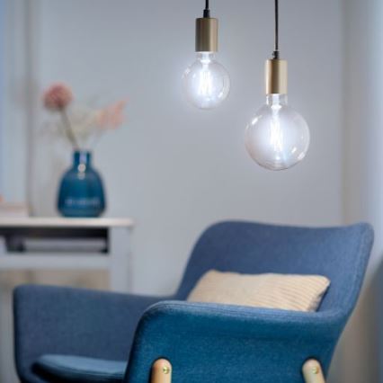 LED Aptumšojama spuldze FILAMENT G125 E27/7W/230V 2700-6500K CRI 90 Wi-Fi - WiZ