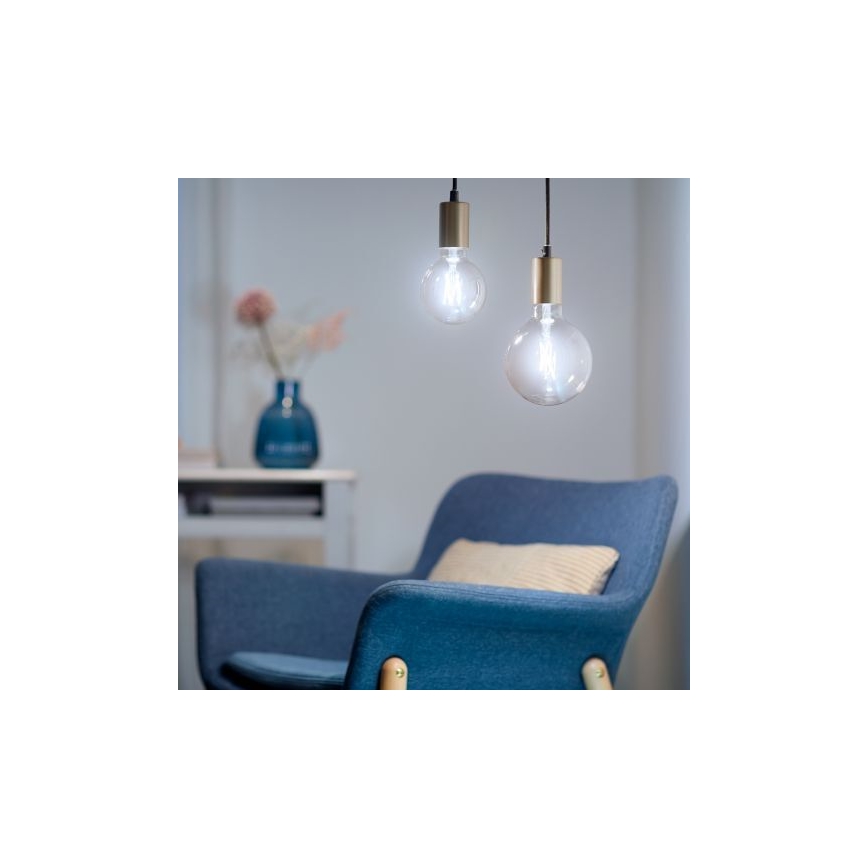 LED Aptumšojama spuldze FILAMENT G125 E27/7W/230V 2700-6500K CRI 90 Wi-Fi - WiZ