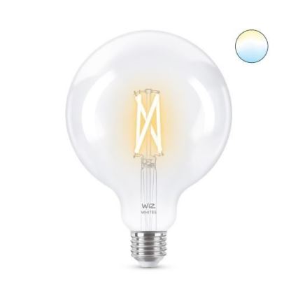 LED Aptumšojama spuldze FILAMENT G125 E27/7W/230V 2700-6500K CRI 90 Wi-Fi - WiZ