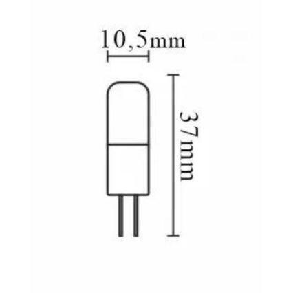 LED Aptumšojama spuldze G4/2W/230V 4000K