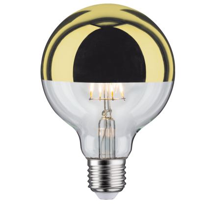 LED Aptumšojama spuldze GLOBE G95 E27/6,5W/230V 2700K zeltaina - Paulmann 28675