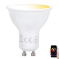 LED Aptumšojama spuldze GU10/5W/230V 3000-6500K Wi-Fi - Aigostar