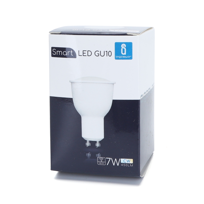 LED Aptumšojama spuldze GU10/7W/230V 3000-6500K Wi-Fi - Aigostar