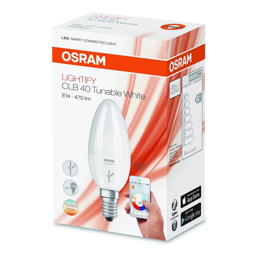 LED Aptumšojama spuldze LIGHTIFY E14/6W/230V 2700-6500K - Osram