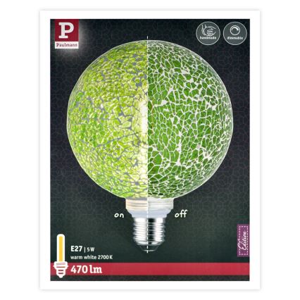 LED Aptumšojama spuldze MOSAIC G125 E27/5W/230V 2700K - Paulmann 28747