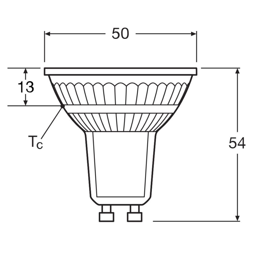 LED Aptumšojama spuldze PAR16 GU10/4,7W/230V 4000K 36° CRI 90 - Osram