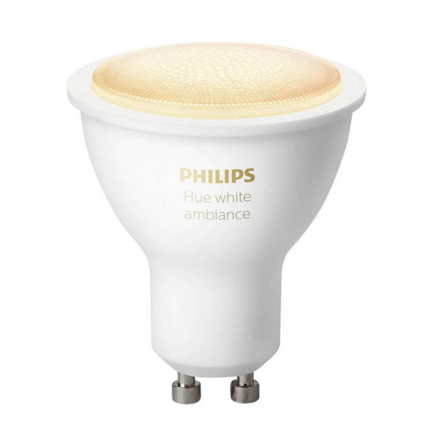 LED Aptumšojama spuldze Philips Hue WHITE AMBIANCE 1xGU10/4,3W/230V 2200-6500K