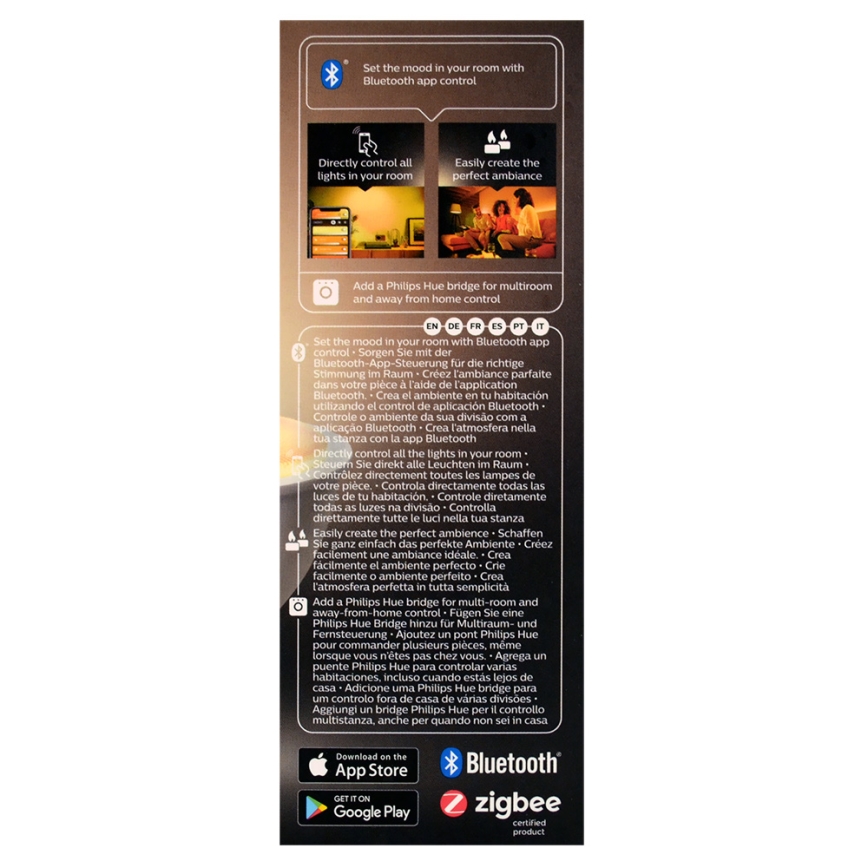 LED Aptumšojama spuldze Philips Hue WHITE AMBIANCE 1xGU10/4,3W/230V 2200-6500K