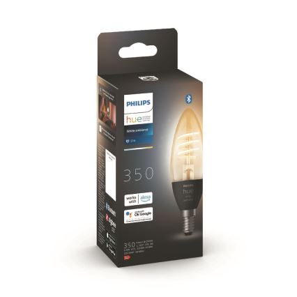 LED Aptumšojama spuldze Philips Hue WHITE AMBIANCE E14/4,6W/230V 2200-4500K