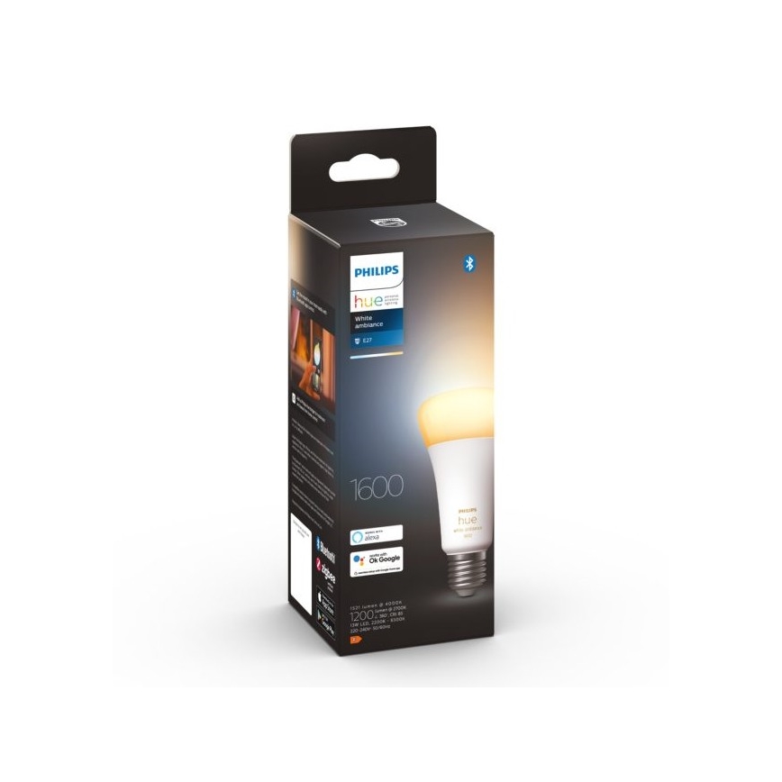 LED Aptumšojama spuldze Philips Hue WHITE AMBIANCE E27/13W/230V 2200-6500K