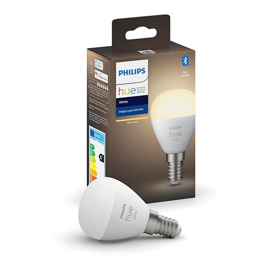 LED Aptumšojama spuldze Philips Hue WHITE AMBIANCE P45 E14/5,5W/230V 2700K