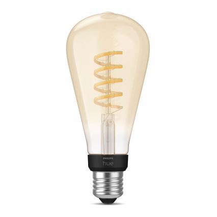 LED Aptumšojama spuldze Philips Hue WHITE AMBIANCE ST72 E27/7W/230V 2200-4500K