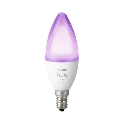 LED Aptumšojama spuldze Philips Hue WHITE AND COLOR AMBIANCE B39 E14/5,3W/230V 2200K - 6500K