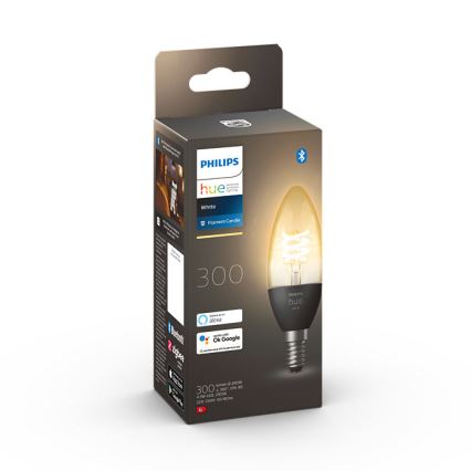 LED Aptumšojama spuldze Philips Hue WHITE FILAMENT E14/4,5W/230V 2100K