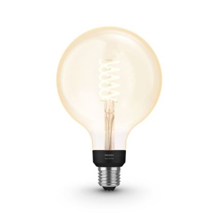 LED Aptumšojama spuldze Philips Hue WHITE FILAMENT G125 E27/7W/230V 2100K