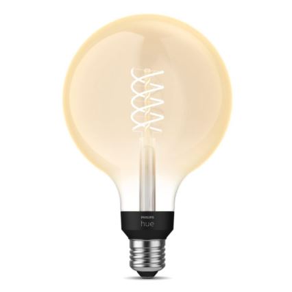 LED Aptumšojama spuldze Philips Hue WHITE FILAMENT G125 E27/7W/230V 2100K