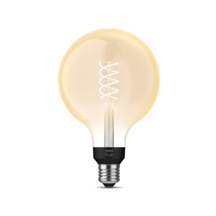 LED Aptumšojama spuldze Philips Hue WHITE FILAMENT G125 E27/7W/230V 2100K