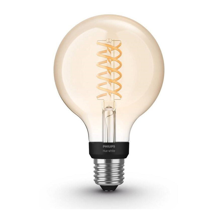 LED Aptumšojama spuldze Philips Hue WHITE FILAMENT G93 E27/7,2W/230V 2100K