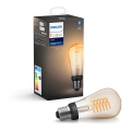 LED Aptumšojama spuldze Philips Hue WHITE FILAMENT ST64 E27/7W/230V 2100K