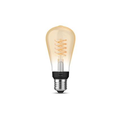 LED Aptumšojama spuldze Philips Hue WHITE FILAMENT ST64 E27/7W/230V 2100K