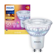 LED Aptumšojama spuldze Philips Warm Glow GU10/3,8W/230V 2200-2700K CRI 90