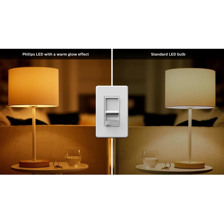 LED Aptumšojama spuldze Philips Warm Glow GU10/6,2W/230V 2200-2700K CRI 90