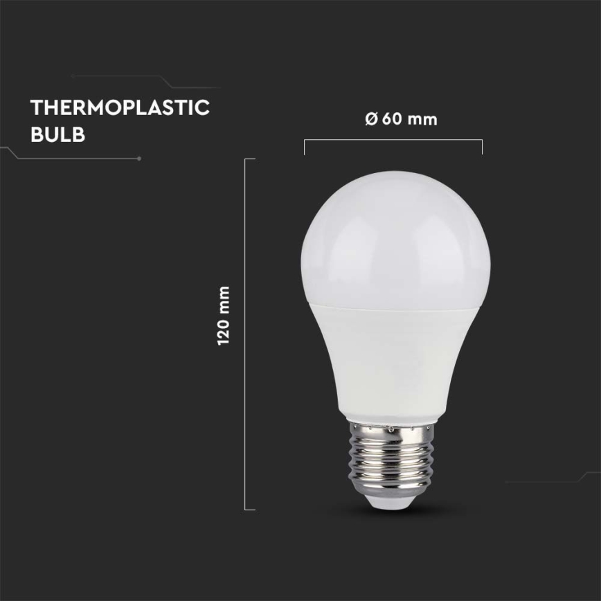 LED Aptumšojama spuldze SAMSUNG CHIP A60 E27/11W/230V 3000K