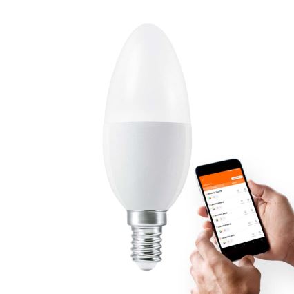 LED Aptumšojama spuldze SMART+ E14/5W/230V 2,700K-6,500K Wi-Fi - Ledvance