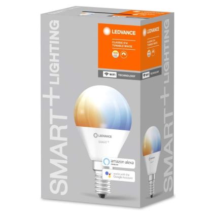 LED Aptumšojama spuldze SMART+ E14/5W/230V 2,700K-6,500K Wi-Fi - Ledvance