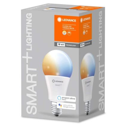 LED Aptumšojama spuldze SMART+ E27/14W/230V 2,700K-6,500K Wi-Fi - Ledvance