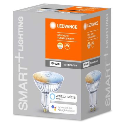 LED Aptumšojama spuldze SMART+ GU10/5W/230V 2,700K-6,500K Wi-Fi - Ledvance