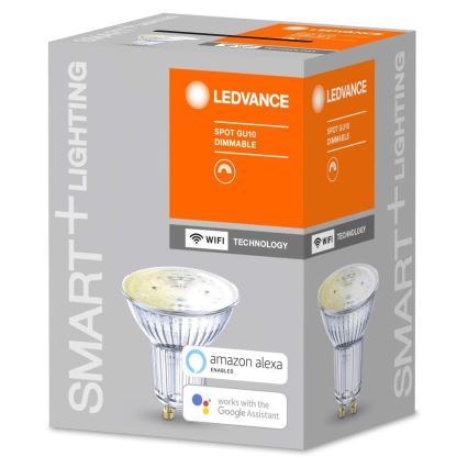 LED Aptumšojama spuldze SMART+ GU10/5W/230V 2,700K Wi-Fi - Ledvance