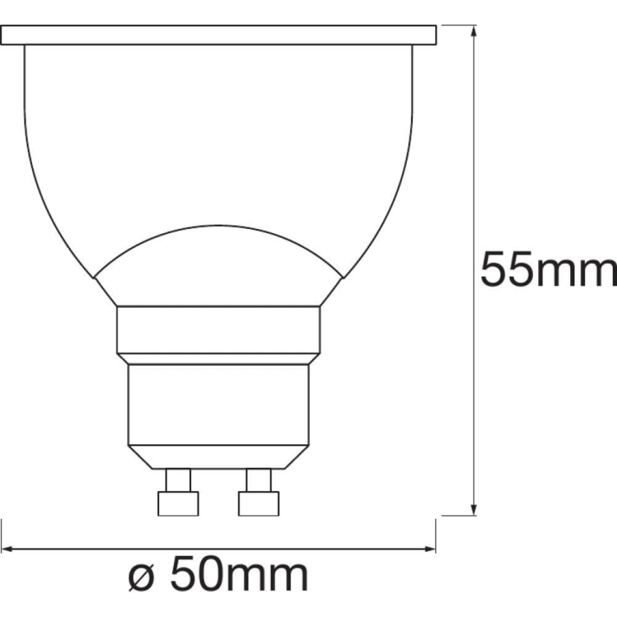 LED Aptumšojama spuldze SMART+ GU10/5W/230V 2,700K Wi-Fi - Ledvance