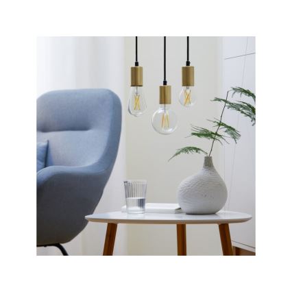 LED Aptumšojama spuldze FILAMENT ST64 E27/6,7W/230V 2700-6500K CRI 90 Wi-Fi - WiZ