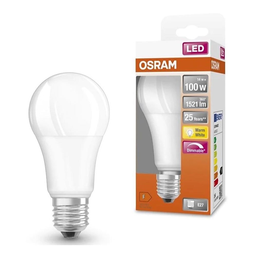 LED Aptumšojama spuldze SUPERSTAR E27/14W/230V 2700K - Osram