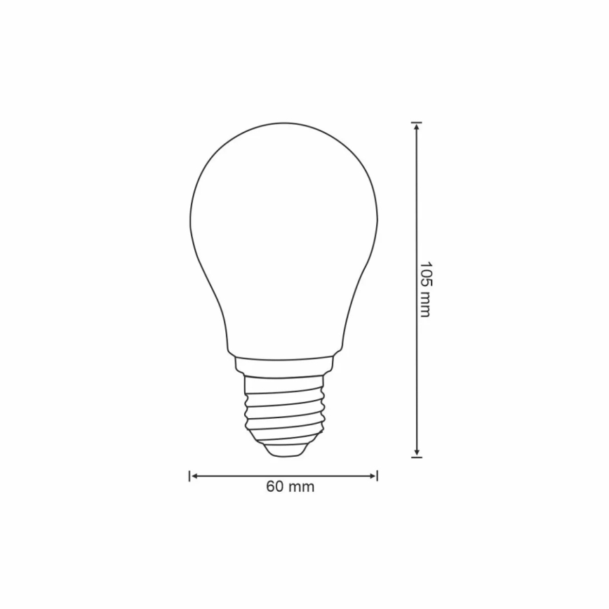 LED Aptumšojama spuldze VINTAGE A60 E27/7W/230V 2700-6500K Wi-fi Tuya