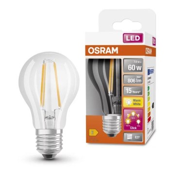 LED Aptumšojama spuldze VINTAGE A60 E27/7W/230V 2700K - Osram