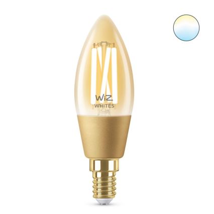 LED Aptumšojama spuldze VINTAGE FILAMENT C35 E14/4,9W/230V 2000-5000K CRI 90 Wi-Fi - WiZ