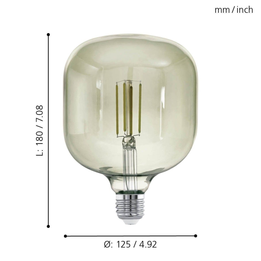 LED Aptumšojama spuldze VINTAGE E27/4W/230V 3000K  - Eglo 12597